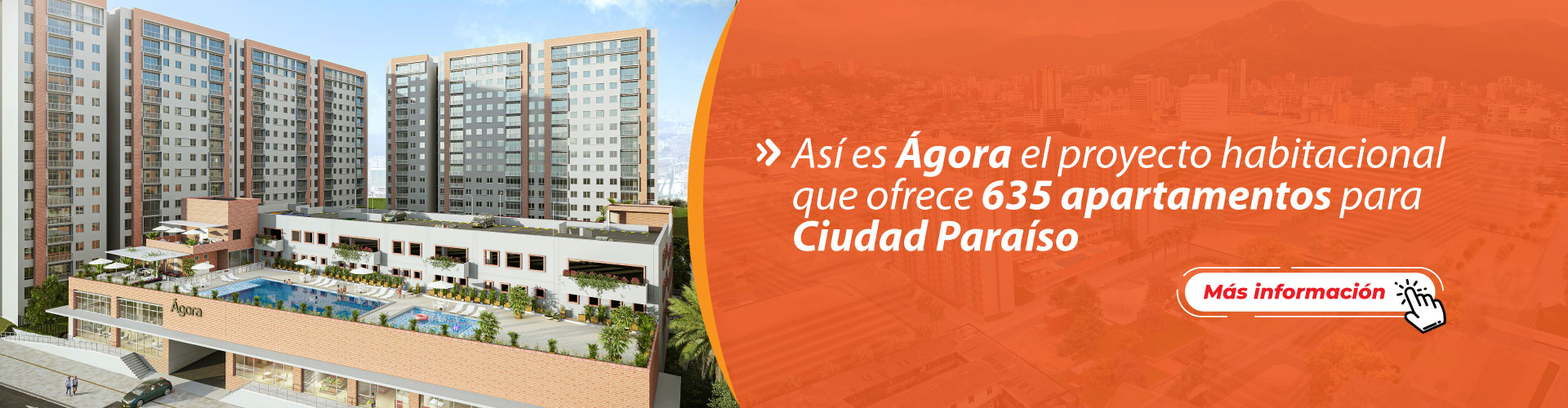 Así es Ágora el proyecto habitacional que ofrece 635 apartamentos para Ciudad Paraíso