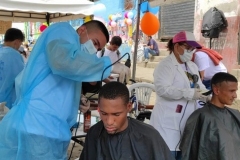 Jornada Intregal de servicios en barrio Sucre para habitantes de calle