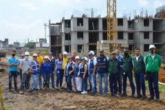 Recorrido con funcionarios en Ciudad Paraíso