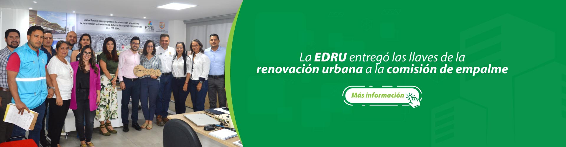 La EDRU entregó las llaves de la renovación urbana a la comisión de empalme de Alejandro Eder